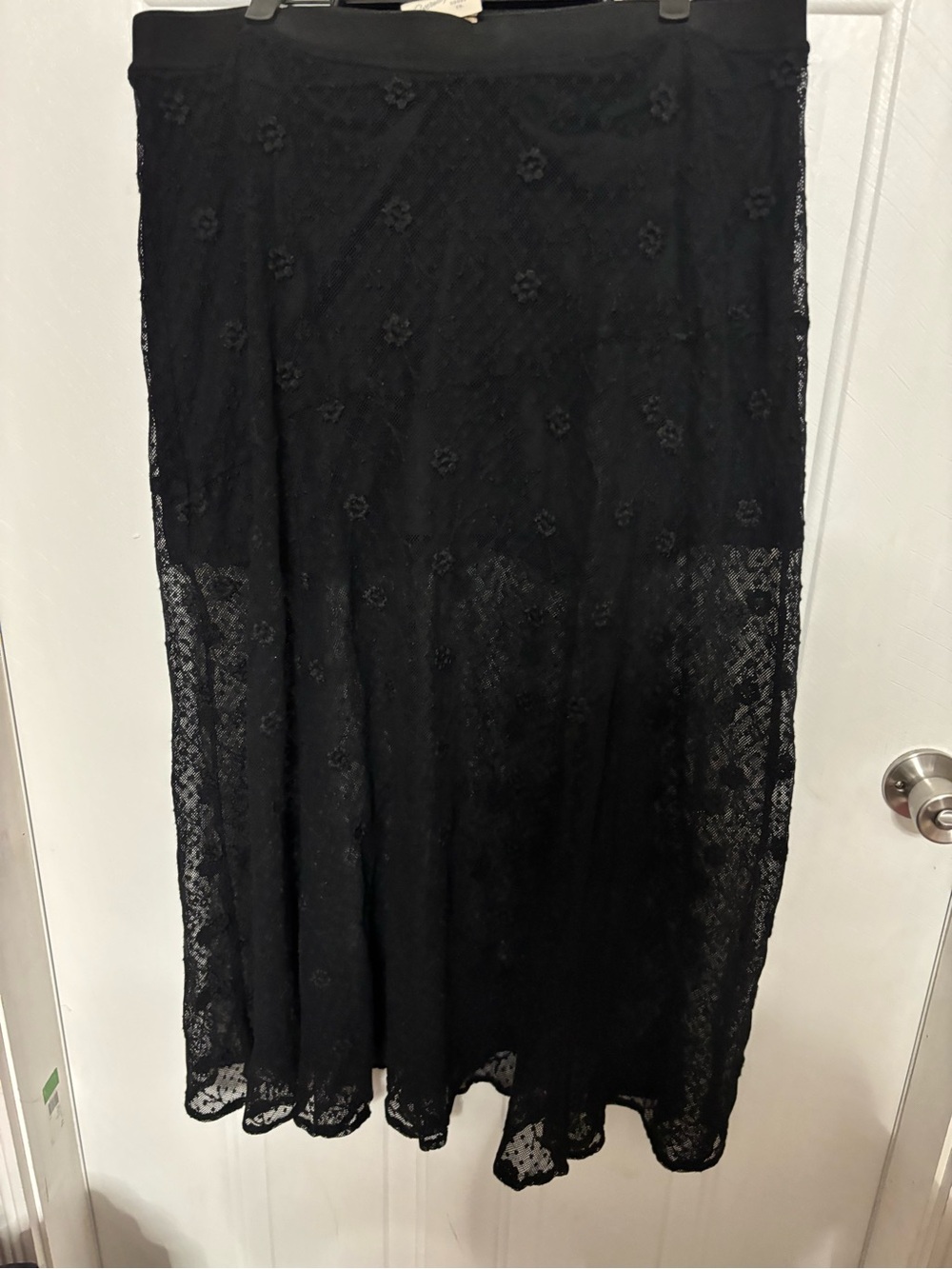 Universal Thread Black Lace Maxi Skirt